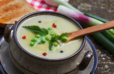GIY: Winter warming pea and nettle soup using homegrown peas and foraged nettles