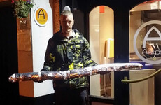 A takeaway in Tipperary are now selling a wrap that's over 5-foot long