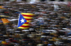 Thousands demand the release of Catalan independence leaders at Barcelona protest