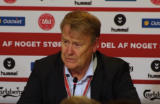 Denmark boss irked by question about the poor quality of tonight's game