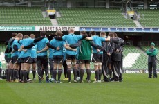 As you were: Ireland unchanged for Paris return