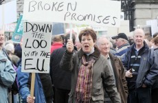 In pics: Hundreds march in Dublin in anti-austerity protest