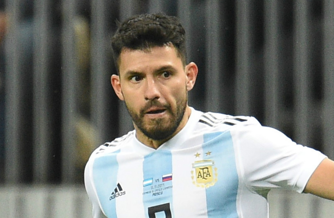 Sergio Aguero taken to hospital after collapsing at half-time in Argentina-Nigeria match
