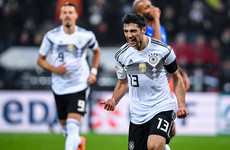 Stoppage time equaliser extends Germany's unbeaten run to 21 games