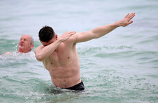 Ireland squad tune-up for second test with skills session before cooling off at the beach