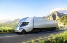 'It's designed like a bullet': Tesla unveils all-electric semi truck
