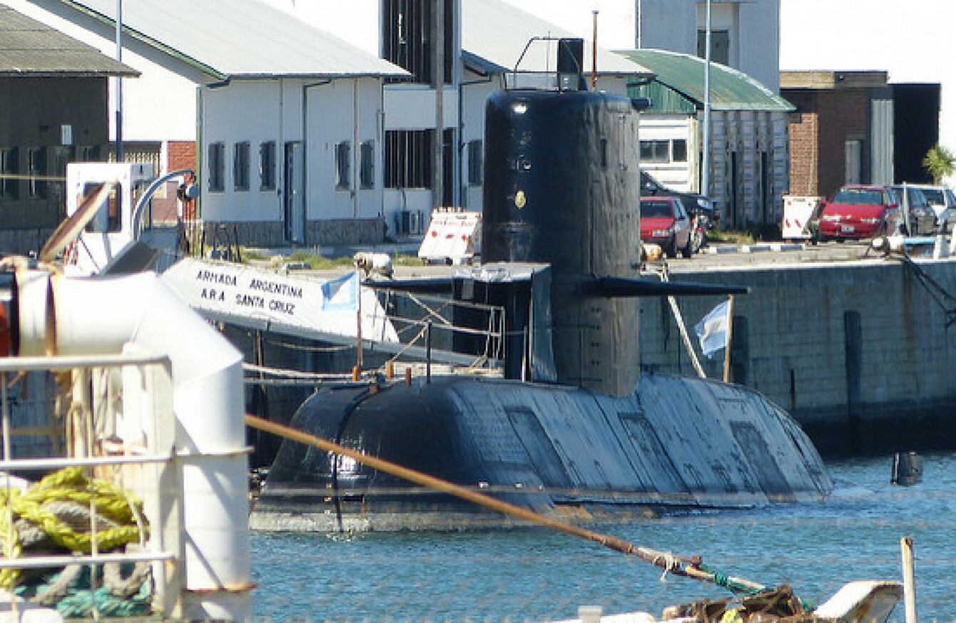 Missing Argentina submarine with 44 crew onboard may have ...