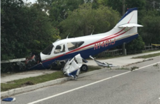 Dashcam catches moments before plane crashes onto main road in Florida