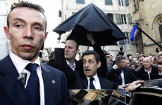 In pictures, video: Sarkozy seeks refuge from booing crowd