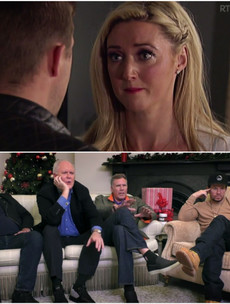 Will Ferrell, Mel Gibson and the lads were thoroughly engrossed in Fair City on Gogglebox