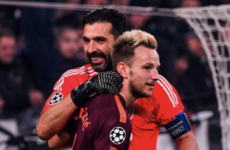 Exchange between Buffon and Rakitic illustrates Italian legend's popularity