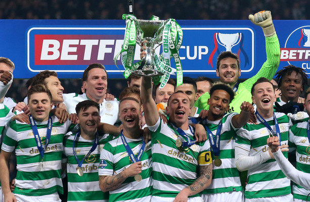 Forrest and Dembele on target as Celtic toast Scottish League Cup success