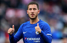 'I try in training to have more of a rest and then in games I give everything' - Hazard