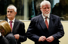 Bosnian army leader dies after drinking poison at war crimes court