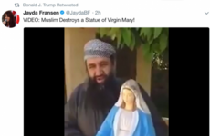 Donald Trump has been retweeting anti-Muslim videos from a British far-right leader