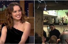 Daisy Ridley hopped behind the bar to pull pints at the Star Wars wrap party in Dingle