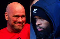 UFC champ Woodley hits back at 'delusional' Dana White over Diaz claim