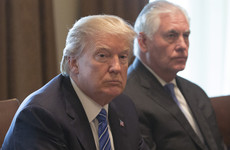 'Rex is here': Trump passes up the chance to back Secretary of State Tillerson