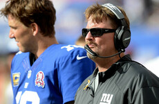 Giants boss McAdoo: No regrets about Eli Manning benching