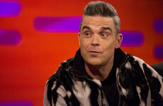 Robbie Williams made a very quick save when his wife appeared on Graham Norton's red chair