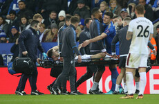 Injury worries for Brady as Ireland international leaves the pitch on a stretcher