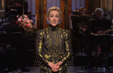 Saoirse Ronan performed a song about sexual harassment on Saturday Night Live
