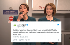 Aer Lingus had an excellent Donald Trump style response to Saoirse Ronan's SNL sketch