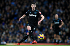 David Moyes praises Irish teen Declan Rice but also acknowledges his inexperience after loss