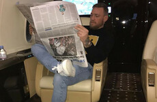 Conor McGregor posted an Instagram where he's reading a newspaper upside down *again*...it's The Dredge