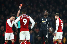Pogba to miss derby as United decide not to appeal red card