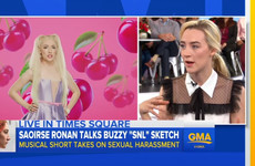 Saoirse Ronan has praised SNL's 'sophisticated' female writing staff for that song on sexual harassment