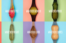 Victoria's Secret could learn a thing or two from this ad for tights using fruit