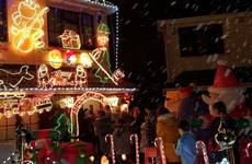 The Dublin man who goes all out with his Christmas lights for charity has added a snow machine
