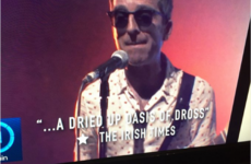 The TV ad for Noel Gallagher's new album features a one-star review from an Irish journalist