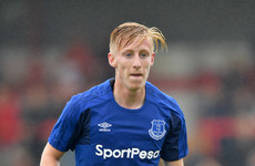 Ireland U21 international handed Everton debut in this evening's Europa League game