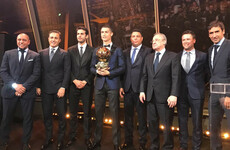 Ronaldo awarded record-equalling fifth Ballon d'Or under the Eiffel Tower
