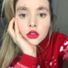 We dare you to wear these 'Christmas tree brows' to your work Christmas party