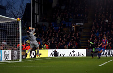 Jermain Defoe has just scored a beautiful looping volley against Palace