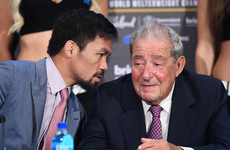 Arum dismisses Pacquiao-McGregor talk and 'welcomes' Dana White to boxing