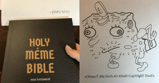 This 'meme bible' activity book could make a great Christmas present for someone (or yourself)