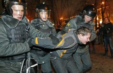 Hundreds arrested in Moscow at anti-Putin protest