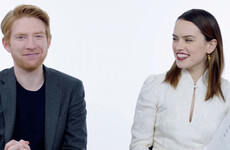 Domhnall Gleeson and Daisy Ridley answered the most searched questions about Star Wars and it was really sweet