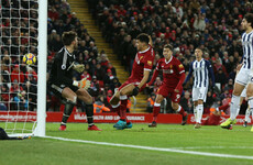 More Anfield frustration for Liverpool as late goal disallowed in stalemate with West Brom