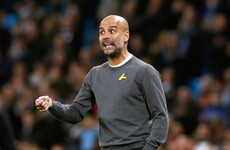 How does Pep Guardiola's record run with Man City compare to Barca and Bayern stints?