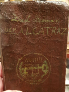 This little piece of Alcatraz history was recently sold in an antique shop in Dublin
