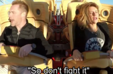 Here's a video of Ronan Keating singing 'Life Is A Rollercoaster' on an actual rollercoaster