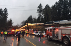 Multiple fatalities and injuries after Washington train derails onto highway