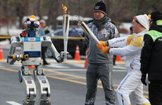 South Korea has 85 robot volunteers for the Winter Olympics, including a robot torch bearer