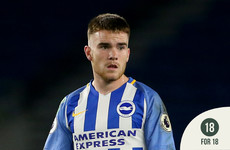 18 for 18: Galway's Aaron Connolly hoping to break through at Premier League Brighton