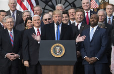 Trump hails 'historic' victory as Republican tax plan passes through Congress